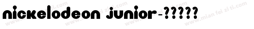 Nickelodeon Junior字体转换